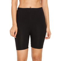 Zivame Women's Slim Fit Synthetic Leggings (ZI60B8CORE0BLAK_Black_Large_Black_L)