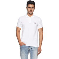 U.S. POLO ASSN. Men's Solid Regular Fit Cotton Polo (USTS5789_White_Large)