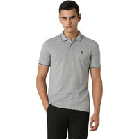 Van Heusen Men's Regular fit T-Shirt (VSKP517S011407_Grey Mlange M)