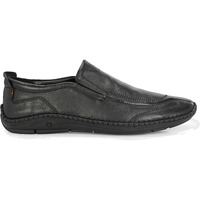 Blue Leather Men's 3939 Black Formal Shoes_8 UK (3939-1)