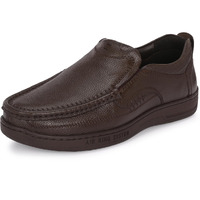 Blue Leather Men's 3943 Brown Formal Shoes_8 UK (3943-2)