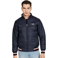 Qube By Fort Collins Nylon Men's Short Length Jacket Blue, Large