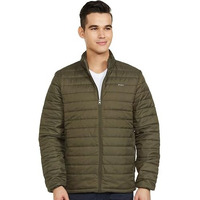 Qube By Fort Collins Men's Nylon Standard Length Jacket, BC50AZ, Olive, L