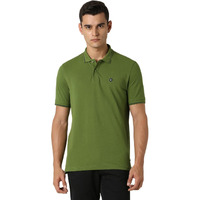 Van Heusen Men's Regular Fit Polo T-Shirt (VSKPWRGFP09032_Green XL)
