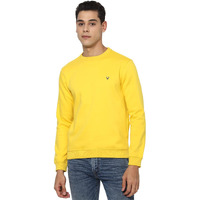 Allen Solly Men Cotton Round Neck Regular Sweatshirt Asstorgp773994M_Yellow 13-0758Tcx_Yellow_M