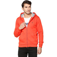 Allen Solly Men's Cotton Hooded Neck Regular Sweatshirt (Asstorgps98844S_17-1558 TCX_Orange_Small)