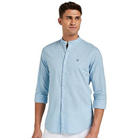 Allen Solly Men Slim Fit Shirt (ASSFWMOFX67262_Sky Blue_42_Sky Blue_42)