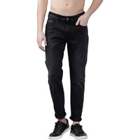 The Indian Garage Co Men Slim Fit Solid Mid-Rise Jeans Blue
