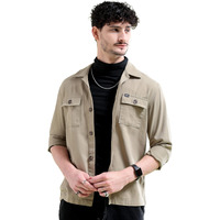 The Indian Garage Co Adult Men's Regular Fit Shirt (0821-OVRSH103-01_Green L)