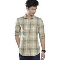 The Indian Garage Co Men's Regular Fit Shirt (0721-SH95-10_Light Green XL)