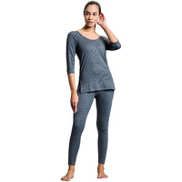 Boldfit Thermal Wear for Women Set Top & Bottom Winter Wear for Women for Women Set Natural Insulation Body Warmer for Women Cotton-Viscose Thermals for Women Lower Leggings Winter Wear Inner Set -XXL
