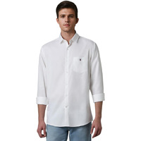 Louis Philippe Men's Slim Fit Shirt (LYSFCSLP681101_White