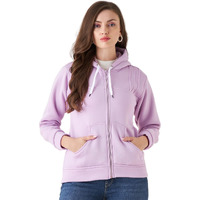 PIVL Women Solid Hooded Jacket For Winter