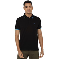 Allen Solly Men Solid Regular fit T-Shirt(ASKPQRGFS83162_Black_XL)