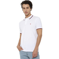 Allen Solly Men Solid Regular fit T-Shirt(ASKPQRGFC39830_White_M)