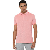 Allen Solly Men Regular Fit Polo (Askpqrgfy00914-L_Peach_L)
