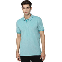 Allen Solly Men's Regular Fit T-Shirt (ASKPCURGFK82813_Teal M)