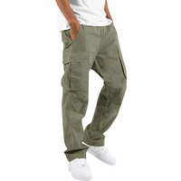 Lymio Men Cargo || Men Cargo Pants || Men Cargo Pants Cotton || Cargos for Men (Cargo-01-04) (XL, Olive Green)