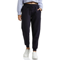 Amazon Brand - Symbol Women's Regular Fit Winter Track Pants (SYWHJOG320_Navy_XL)