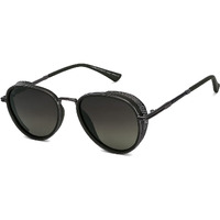 VINCENT CHASE EYEWEAR By Lenskart Aviator | Gunmetal Green Grey Gradient Full Rim Pilot Branded Latest And Stylish Sunglasses | Polarization And 100% Uv Protected | Men & Women | Large | Vc S13835