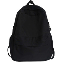 Glowic Unisex's Backpack Collage Women Black Bags for School (WBAG-94) Medium