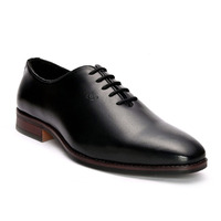 San Frissco Men's Shoe Black Leather  Round Toe Formal Oxfords: Wrinkle-Free Patent Upper, Lightweight Design, and Cushioned Footbed for All-Day Comfort