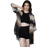 PURYS Women's Casual Kimono Shrug Multicolour