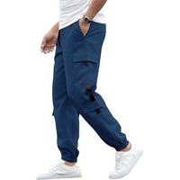 Track Pant for Men || Track Pants || Plain Track Pant (Track-06-08) (in, Alpha, L, Blue)