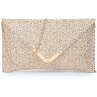 ADISA CL029 women clutch/sling bag (Gold)