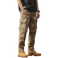 Lymio Men Cargo || Men Cargo Pants || Men Cargo Pants Cotton || Cargos for Men (Cargo-54-57) (in, Alpha, 2XL, Khakhi)