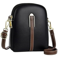 ADISA Women's Girls Grains Cross Body Sling Bag (SL5133-BLA)