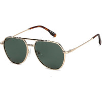 John Jacobs Unisex Adult Aviator Polarization Sunglasses (Gold_ Large)