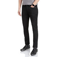 Symbol Premium Men's Slim Fit Stretchable Jeans | Casual Denim | Cotton Stretch | Fashion Shades of Black & Blue (Available in Plus Size) (Black_34)