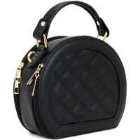 LEGAL BRIBE Women's Checkered Sling Bag (Black)