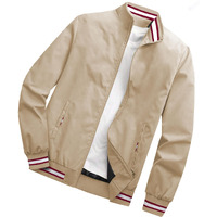TAGAS Men's Bomber Polyester Standard Length Jacket MJ-9090-XXL_Khaki