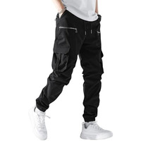 Men Cargo || Men Cargo Pants || Men Cargo Pants Cotton || Cargos for Men (Cargo-34-37) (S, Black)