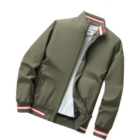 TAGAS Men's Bomber Polyester Short Length Jacket Green Large