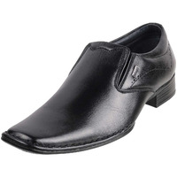 Mochi Men's Black Formal Faux Leather Stylish Moccasin Loafers UK/8 EU/42 (19-6502)