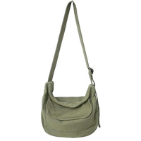 Glowic Unisex Green Hobo|Side Collage Bag(WBAG-89)