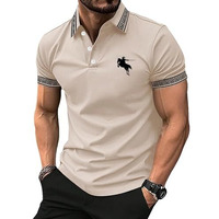 Lymio Men Regular Fit T-Shirt || T-Shirt for Men || Polo T Shirt || T-Shirt (Polo-34-Chiku-2XL)