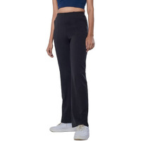 BlissClub Women The Ultimate Straight Pants | Trousers for Women | Straight Fit | Pintuck Design | Polyester