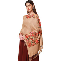 Women's khushnuma Kashmiri Aari Embroidery Stole (Size: 71X203 CM)