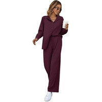Leriya Fashion co-ord Set for Women for Summer| co-ord Set for Women (X-Large, Burgundy)