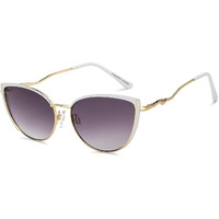 Vincent Chase By Lenskart | Gold Pink Full Rim Cat Eye | Economic Range | Branded Latest and Stylish Sunglasses | 100% UV Protected | Women | Large | VC S15802