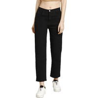 Nifty Women's Denim Straight Fit Boyfriend Jeans (Jean_1439_BLK_32_Black_32)