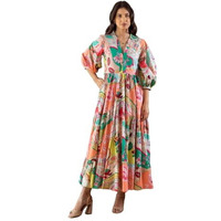 GRECIILOOKS Rayon Below The Knee One Piece Maxi Bodycon Dresses Midi Dress for Women (GL-WD1232_Multicolor