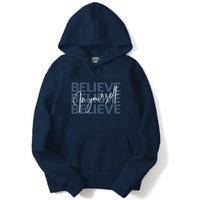 ADRO Men's Cotton Neck Hooded Sweatshirt (H22-M-INV-NB_Navy_XL)