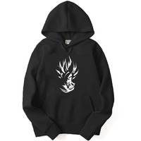 ADRO Men's Cotton Neck Hooded Sweatshirt (H21-M-GOK-BL_Black_L)