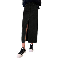 KOTTY Women's Solid Western Looks Skirt