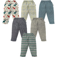 NammaBaby Baby Pajama Full Length Pajama Allover Assorted Print- Set of 6 (12-18 Months)